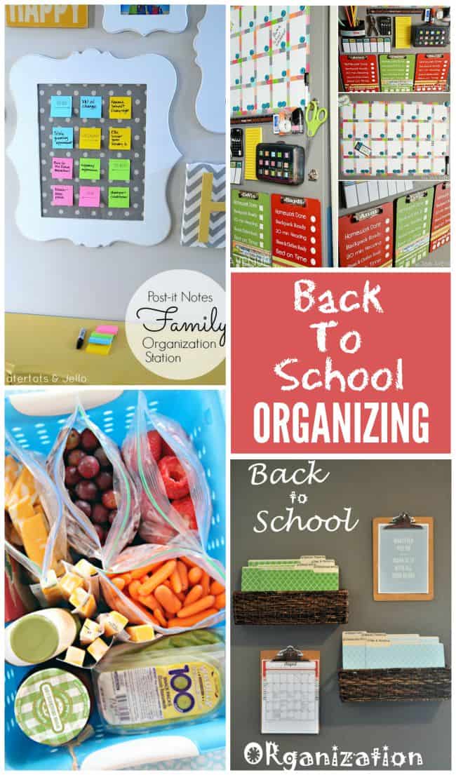 Fabulous Back To School Organizing ideas