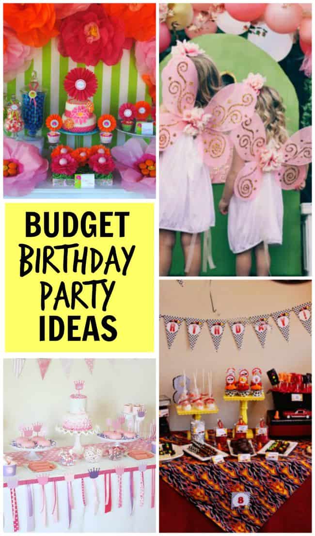 Make any birthday special with ideas from these fabulous birthday parties on a budget