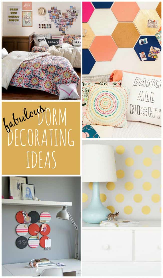 These fabulous dorm decorating ideas will have your dorm room feeling like a place you love!