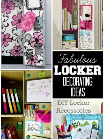 Tons of fabulous locker decorating ideas!