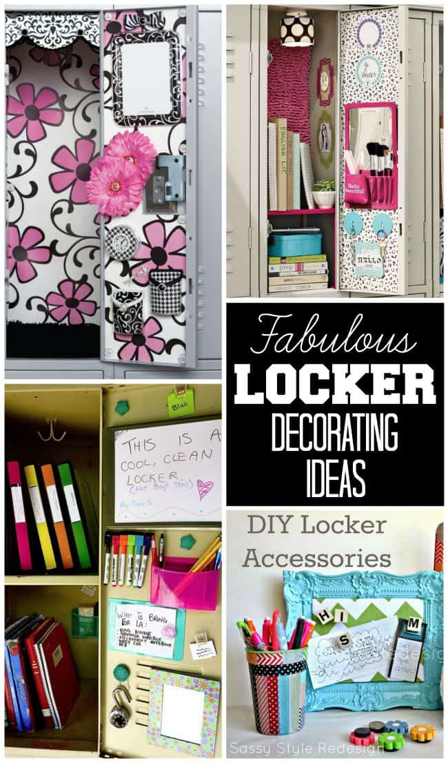 Tons of fabulous locker decorating ideas!