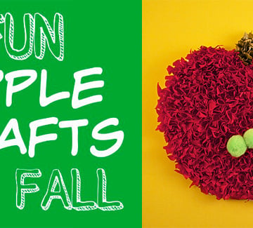 10+ FUN apple crafts for FALL