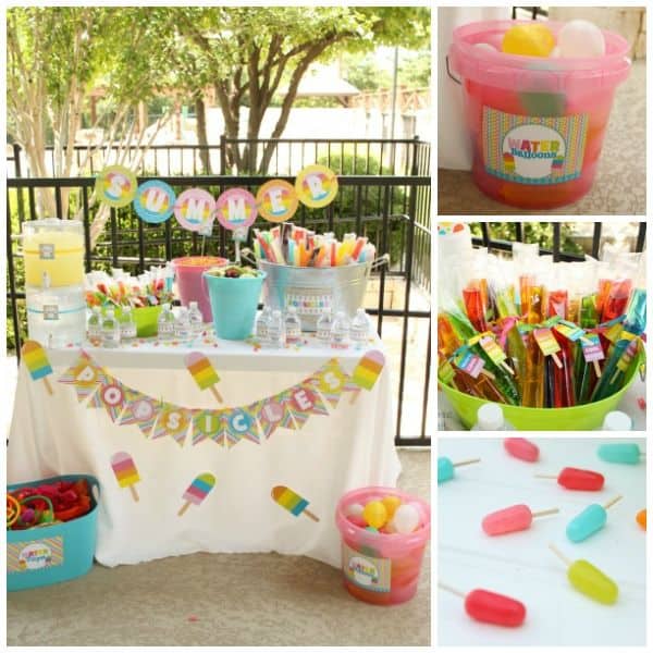 Cute popsicle party to welcome Summer!