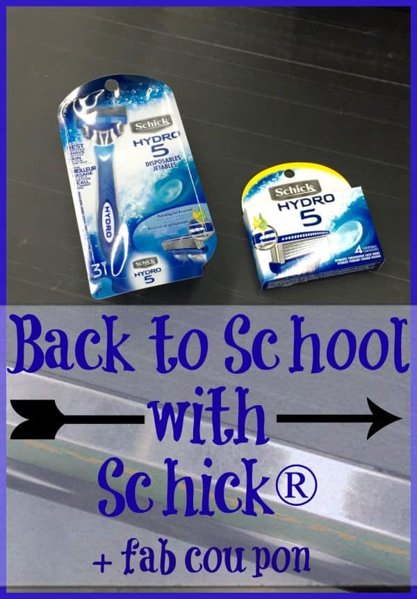 Back to School with Schick® + fab coupon