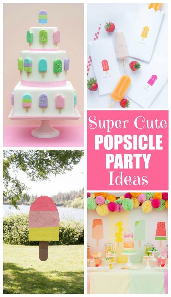 These super cute popsicle party ideas are the perfect way to end the summer!