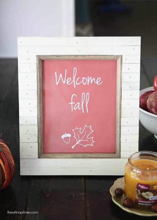 Welcome Fall Free Printable