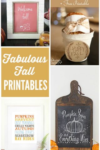 Lots of fabulous fall printables to dress up your home for fall!