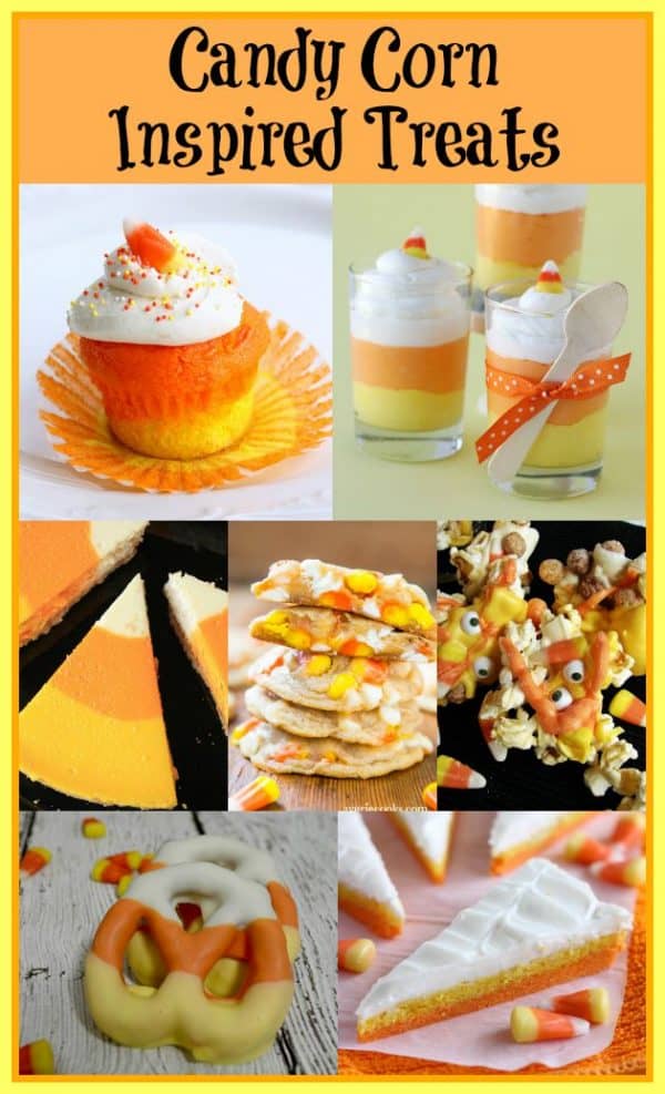 Candy Corn Inspired Treats perfect this Halloween Season! Great collection of goodies featured on Design Dazzle!