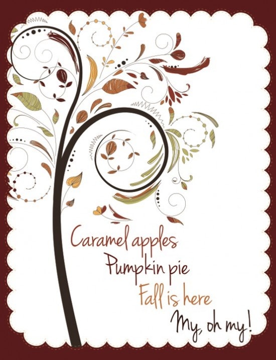 fall printable