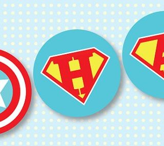super hero banner