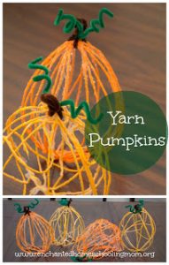 Yarn Pumpkins that are too cute for words!