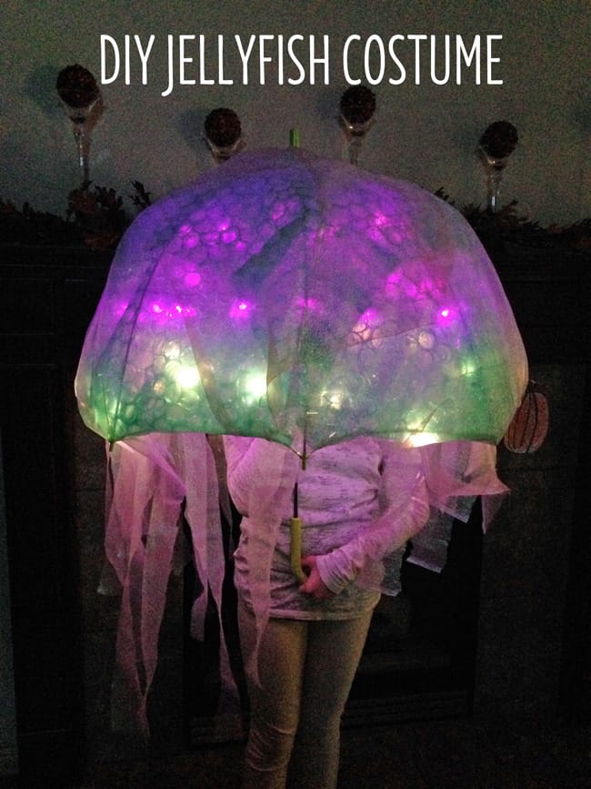 DIY Easy Jellyfish Costume Tutorial  How to Make an Umbrella Jellyfish  Costume