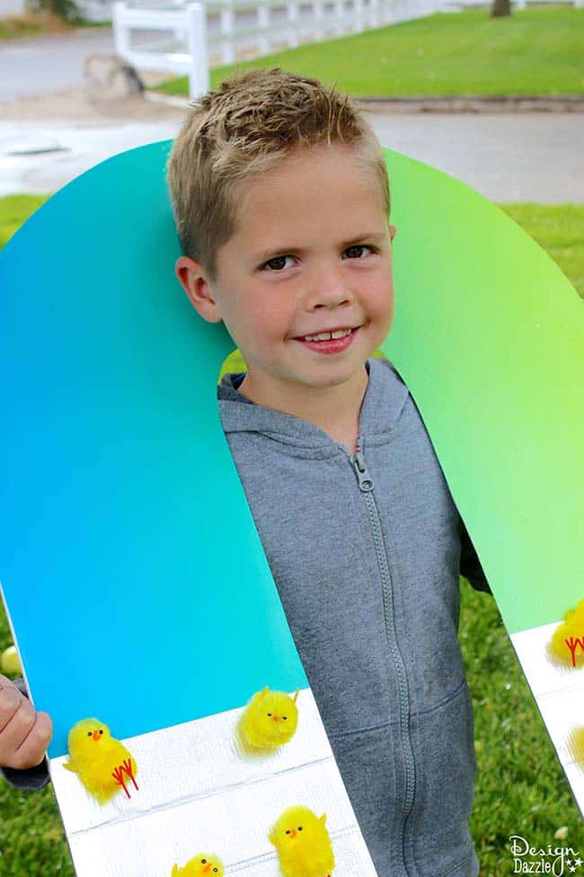 Make your little man this hilariously cute "chick magnet costume! See how on Design Dazzle.