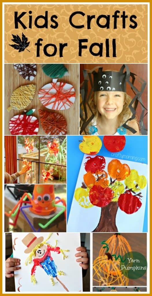 Fabulous Kids Crafts for Fall that will teach your kids all about the best season! 