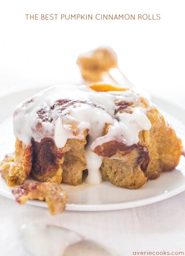 Perfect Pumpkin Recipes! Pumpkin Cinnamon Rolls that will change your life. 