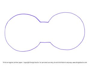 template for Minnie Mouse Ears