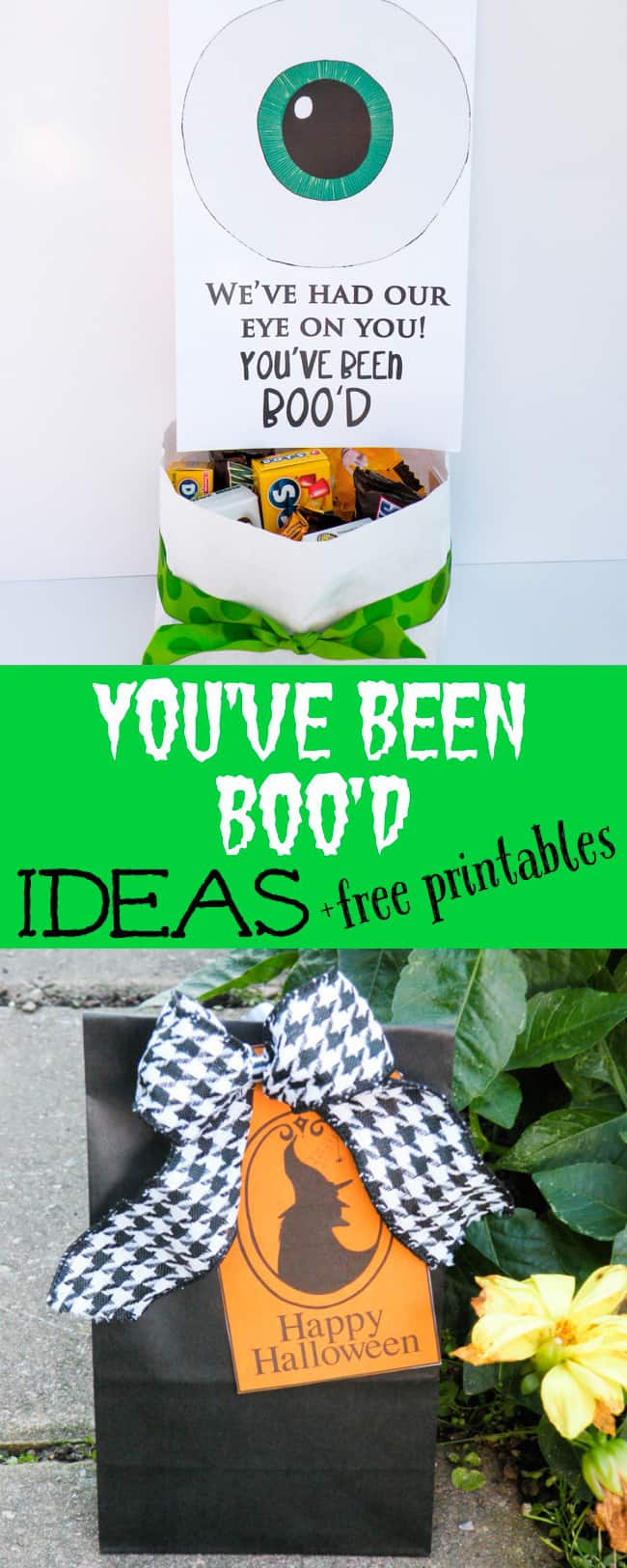 You've Been Boo'd Halloween ideas + free printables