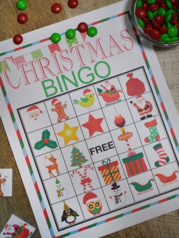 Christmas BINGO cards