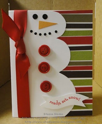 DIY Snowman Christmas Cards! 