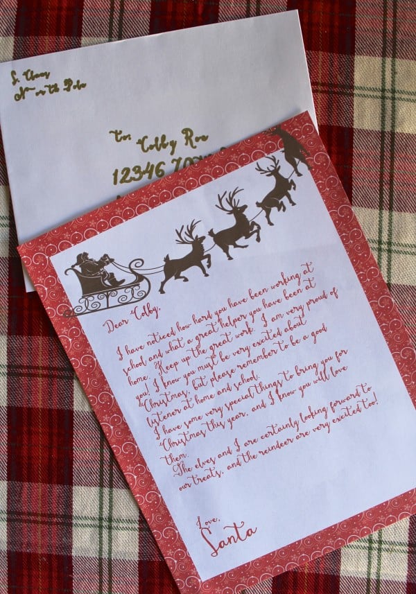 Everyday Party Magazine Letter from Santa on Design Dazzle