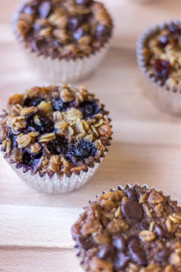 Baked Oatmeal with your favorite toppings! Healthy Breakfast for a healthy start in the New Year!