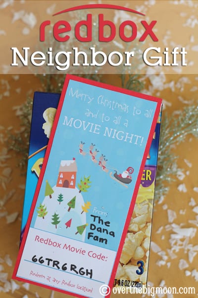 Redbox Neighbor Gift Idea - Over the Big Moon