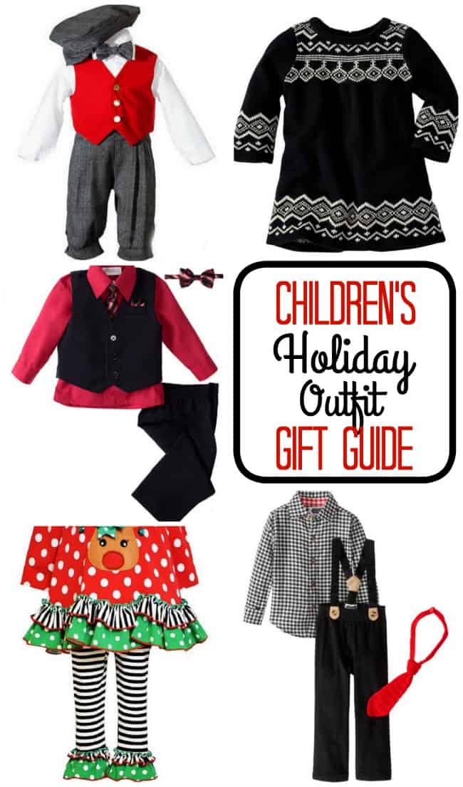 Cute children's holiday outfits for Christmas