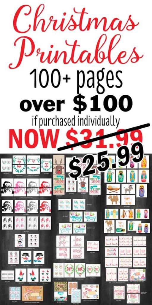 Christmas Printables Sale - Design Dazzle
