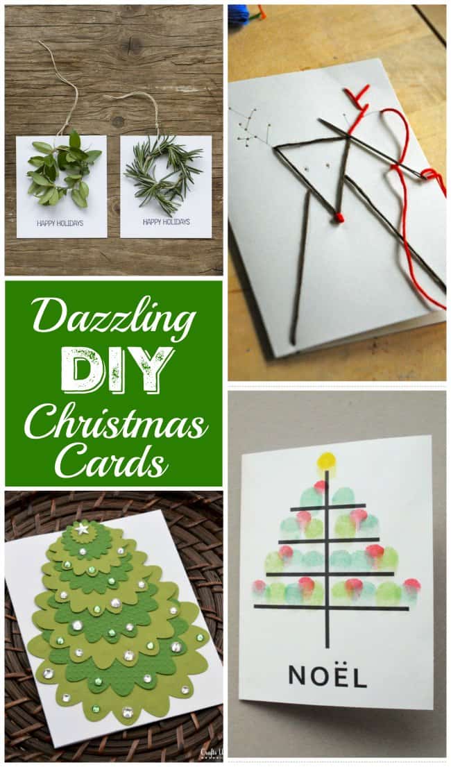 Dazzling DIY Christmas Cards for that special homemade touch!