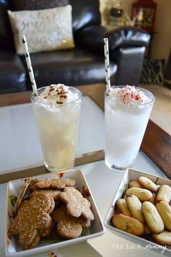 How to create a holiday Italian soda bar; drink closeup