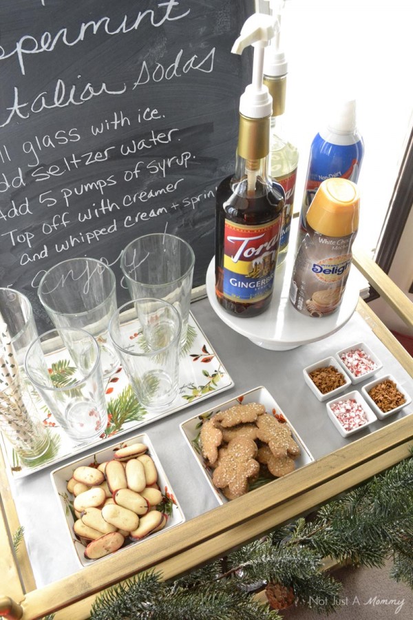 How to create a holiday Italian soda bar;