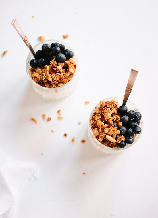 Homemade Honey Almond Granola for a healthy start to the day!