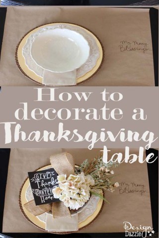How to decorate thanksgiving