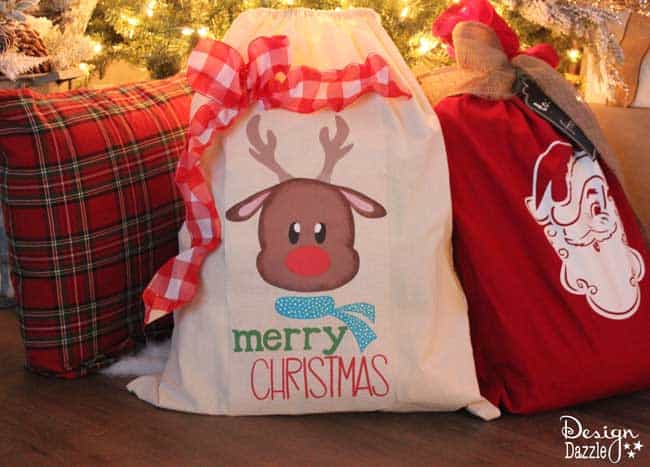 Simplify Christmas with easy to make Santa Sacks. Kids LOVE them and it will become one of your favorite family traditions! Design Dazzle