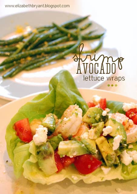 Mouth watering Shrimp Avocado Lettuce Wraps! Healthy Dinner Recipes!