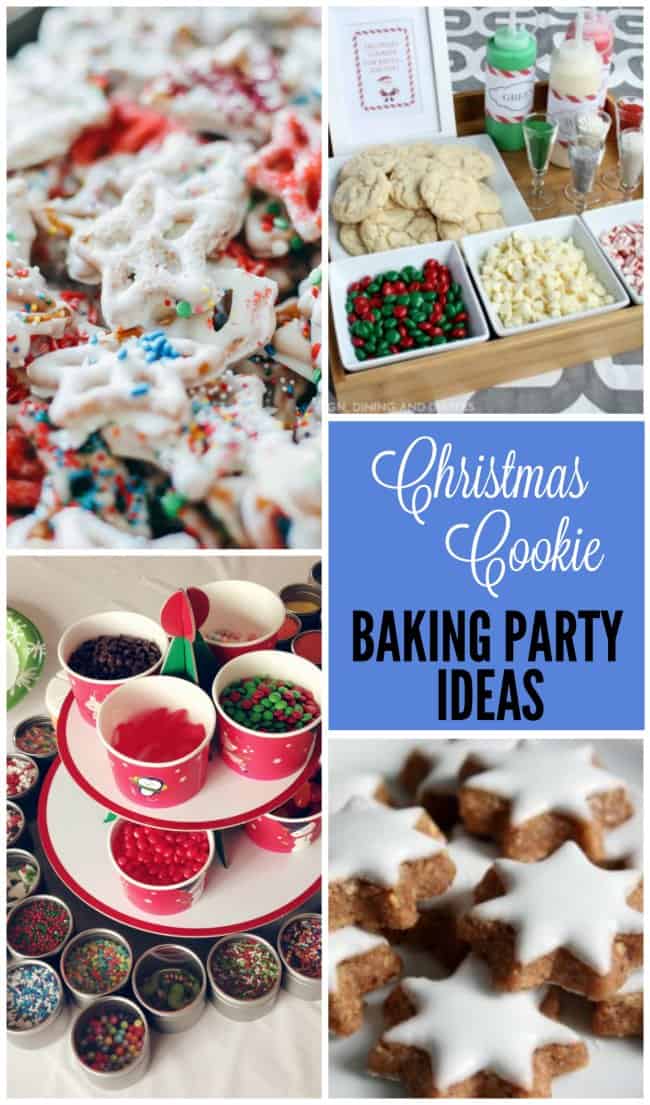 Christmas Cookie Baking Party Ideas to make baking more fun and less stressful!