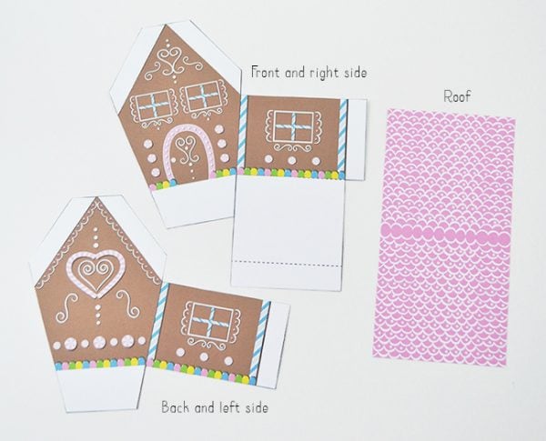 Gingerbread House Treat Boxes - Design Dazzle