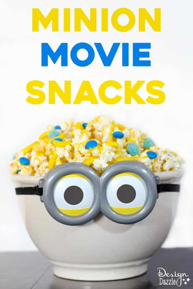 Design Dazzle has yummy 5 minute Minion Movie Snacks for you to enjoy for your #MinionMoveNight!