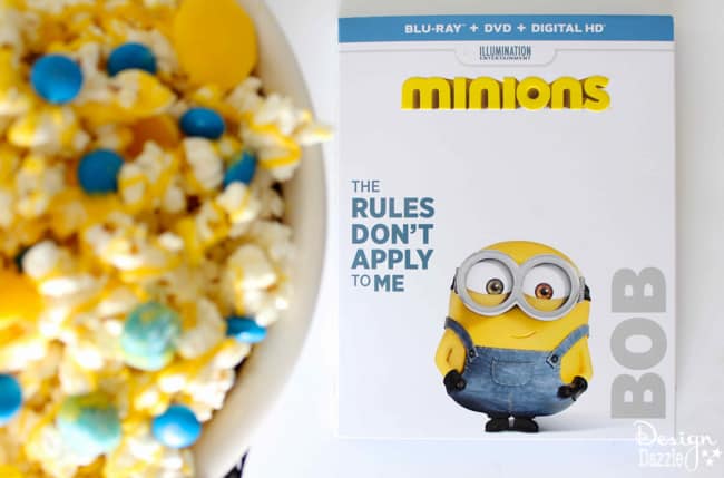 Design Dazzle has yummy 5 minute Minion Movie Snacks for you to enjoy for your #MinionMoveNight!