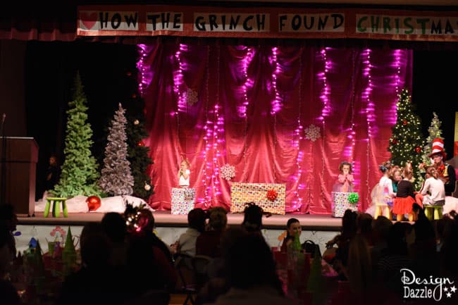 Looking for cheap, easy, DIY decor for a Grinch party? Design Dazzle gives tips and tricks!