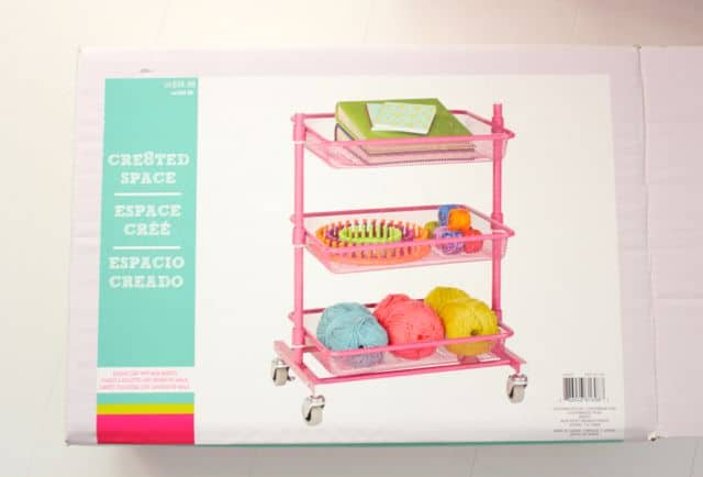 Organization challenge - use baskets and bins along with chalkboard tags to get organized!