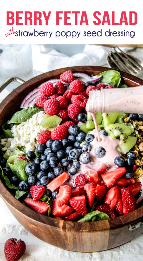 Berry Feta Salad from Carlsbad Cravings. 