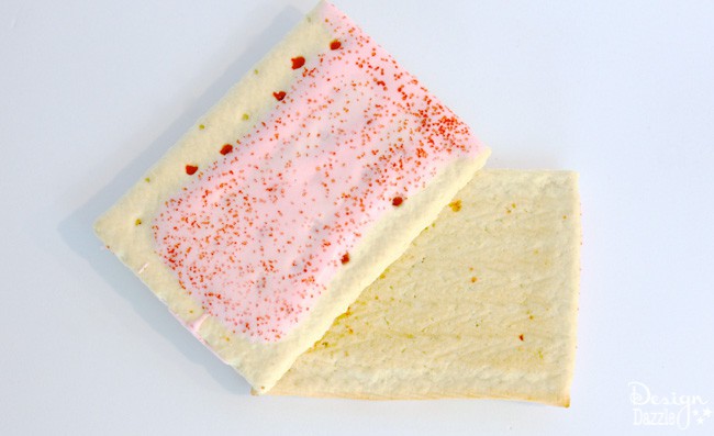 Use Pop-Tarts to create edible no-bake Valentine's. Easy and fun to make for your kids or with your kids! Design Dazzle