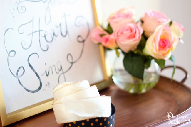 Use a Rast dresser to create a simple hack: RIBBON ORGANIZER!! Super easy and super cute. It's even on caster wheels so I can roll it under my craft table! Design Dazzle