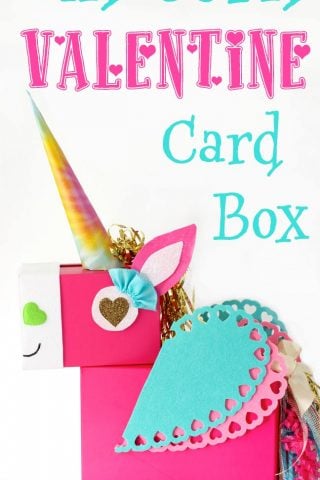 Unicorn Valentine Card Box | Design Dazzle