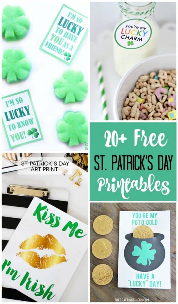 Over 20 St. Patrick's Day Free Printables!