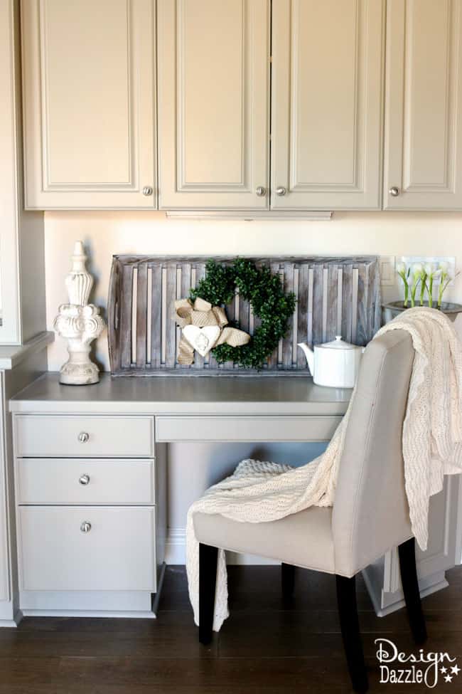 Sharing before and after photos of my built-in China Cabinet. I love how it turned out. I get lots of compliments on this furniture! Design Dazzle