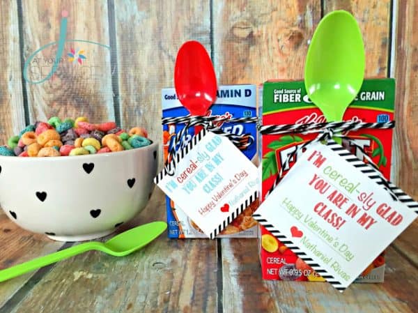 DIY Valentine Ideas: I'm CEREAL-sly Glad You Are In My Class! Creative Valentine for Kids!