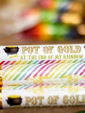 Pot of Gold printable label for Rolo candy. Makes a fun St. Patrick's Day gift idea.