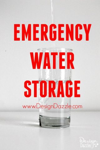 Emergency Water Storage www.DesignDazzle.com